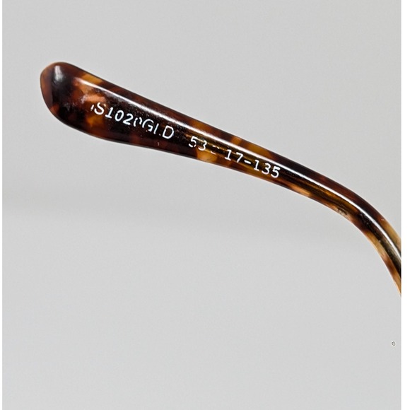 Vintage Fossil Sunglasses Aviator Tinted Lenses Tortoise Shell 53-17-135 Unisex - Picture 9 of 9